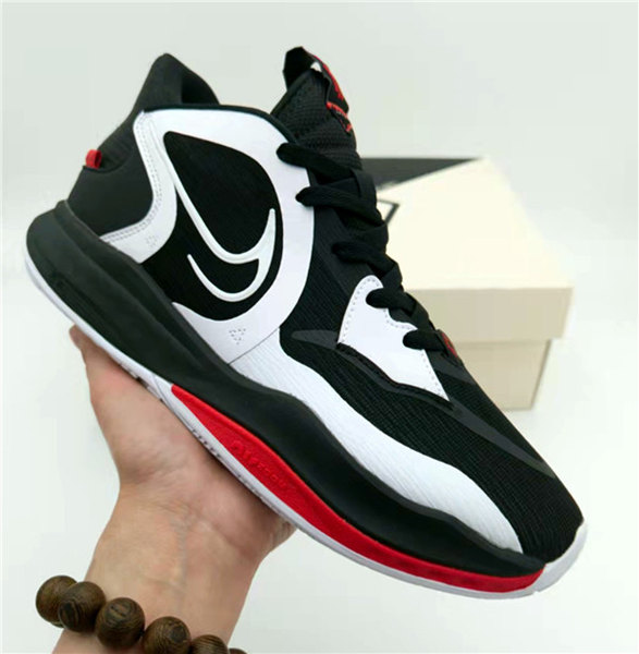 Men's Running Weapon Kyrie Irving 5 Black/White/Red Shoes 030